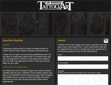 Tablet Screenshot of jaywoodcoxtattooart.com